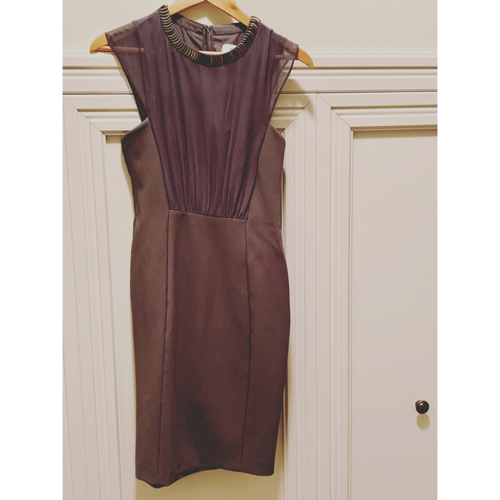 Almost new Reiss grey dress in size 4 - Picture 1 of 4